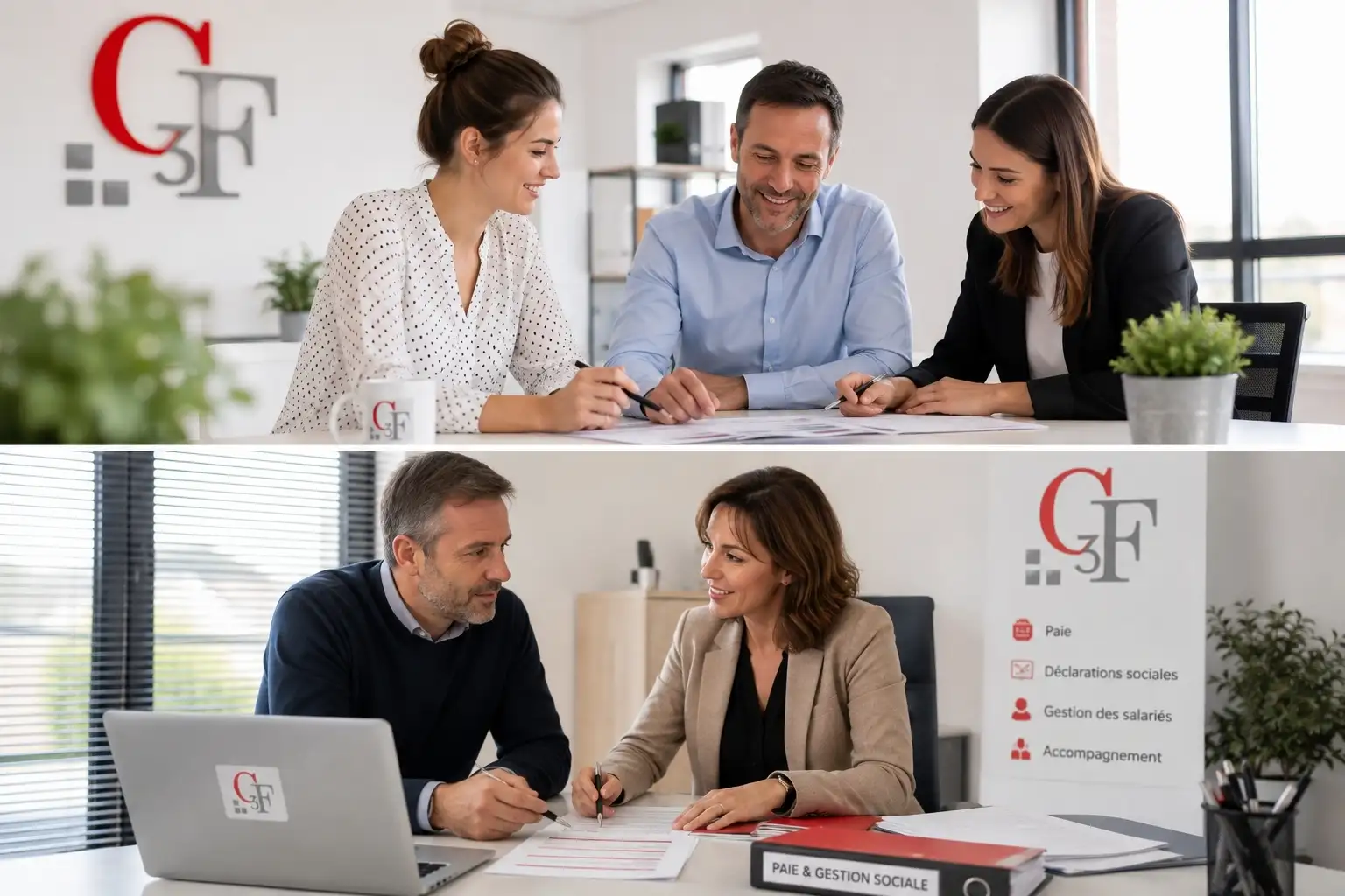Service social et gestion de la paie du cabinet C3F &agrave; Toulon